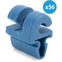 Sachet de 56 crochets à clipper pour buts en aluminium, filière de 7, 9mm