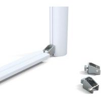 2 systèmes de relevage du filet - en aluminium pour but à 11 joueurs