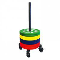 Rack mobile pour disques olympiques - Sveltus