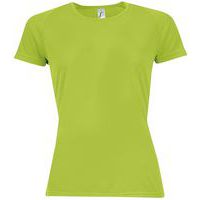 Tee-shirt personnalisable multitech PESFéminin vert pomme