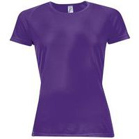 Tee-shirt personnalisable multitech PESFéminin violet