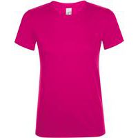 Tee-shirt personnalisable FUCHSIA FEMININ CLASSIC 150g