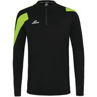 Sweat 1/2 zip action - Eldera - noir/pistache