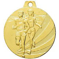 Médaille - course - or - 40 mm
