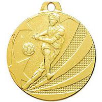 Médaille - football joueur - or - 40 mm