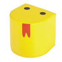 Pouf tête de serpent Confetti