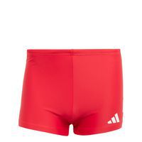 Maillot de bain boxer 3 bandes 5 cm - Rouge - adidas