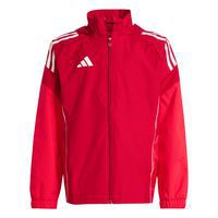 Veste compétition toutesSaisonsTiro25enfant Rouge Adidas