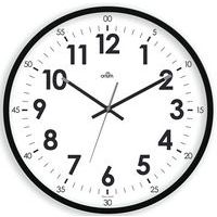 Horloge quartz Silencieuse Oris Ø40 cm noire - Orium