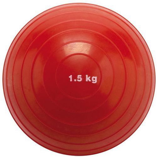 Poids D'athlétisme 3kg Bleu Strié - Pour L'entraînement Au Lancer De Poids, Intérieur/extérieur