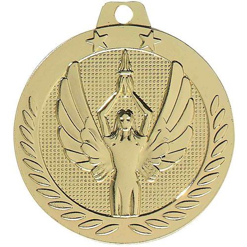 Ensemble De Médaille Trophée En Bronze Argenté Doré Dans Un Design Plat