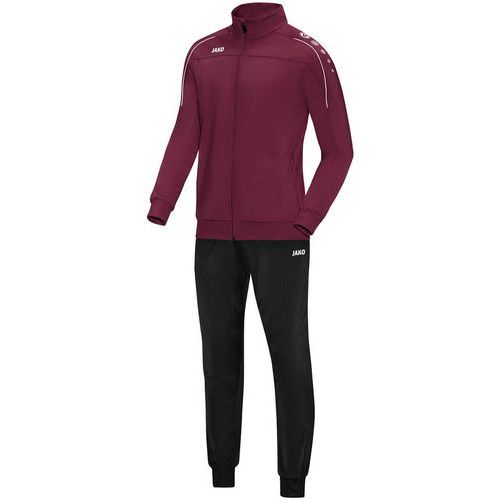 Ensemble survetement de foot polyester veste et pantalon enfant Jako Classico Marron Casalsport