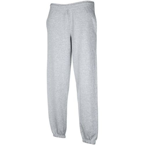 Pantalon jogging Molleton Fitness avec bandes sur le côté Lin / Blanc  Glacier Homme