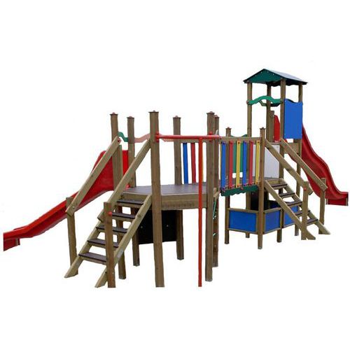 Structure de jeux extérieur en bois - JM03 