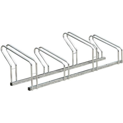 Râtelier à Vélos Mottez B132V – 5 Vélos Sur 2 Niveaux, Fabrication Française (neuf)