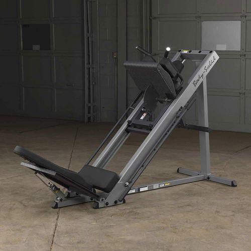 Presse à Jambes / Hack Squat Horizontal JK Fitness - Chargé Avec Plaques - Noir - Neuf