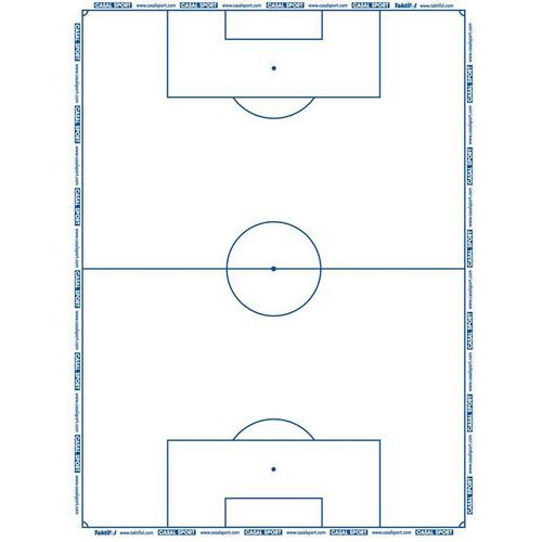 Kit Football Taktifol - 25 Feuilles Tactiques 60x80cm + Marqueur Et Chiffon