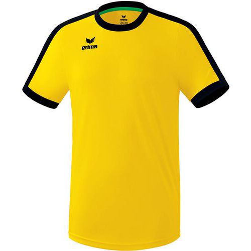 Maillot de foot manches courtes - Erima - Retro Star jaune/noir