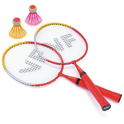 Ensemble d'entraînement de badminton pour enfants 8 en 1, jeu de sport  intérieur et extérieur avec 2 raquettes, 3 volants de badminton, 2  protecteurs de raquette et 1 sac à dos (rose rouge) - Temu France