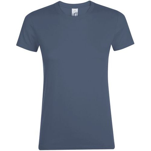 Tee-shirt personnalisable BLEU DENIM FEMININ CLASSIC 150g