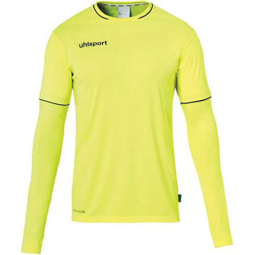 Maillot foot online jaune fluo