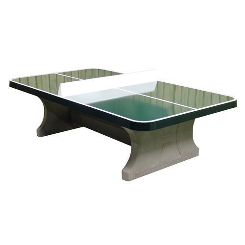 Table de tennis de table béton angles arrondis