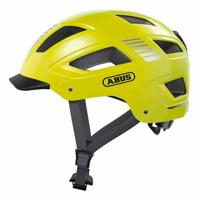 Casque vélo ville - ABUS - HYBAN 2.0 jaune fluo