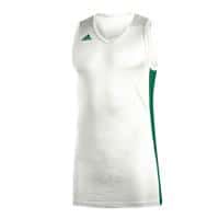 Maillot basket - adidas - blanc/vert