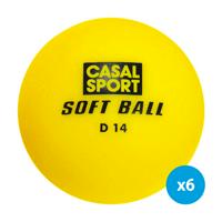BALLES DE HOCKEY SOFT SCHOOL - LOT DE 6