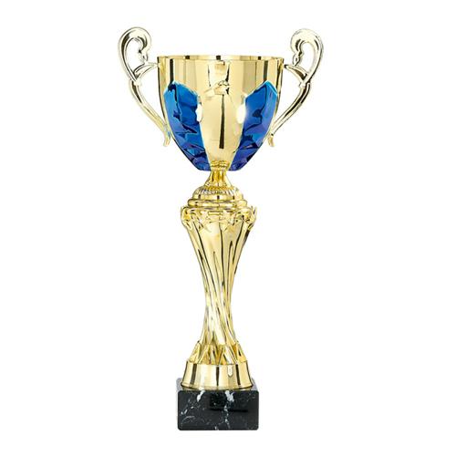 Coupe bleu et or - classique 43cm. Coupe bleu et or - classique 43cm.