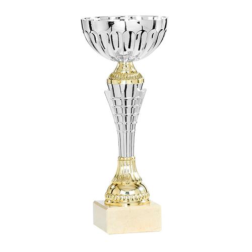Coupe argent et or économique - 19cm. Coupe argent et or économique - 19cm.