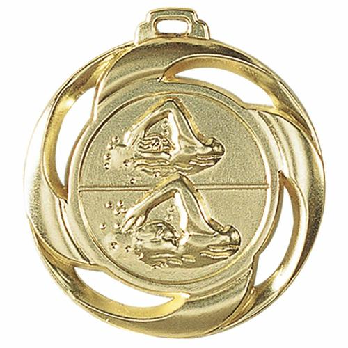 Médaille natation or - 40mm. Médaille natation or - 40mm.