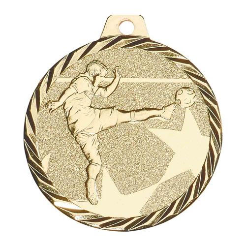 Médaille foot or - 50mm. Médaille foot or - 50mm.
