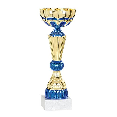Coupe bleu et or - économique - 21cm. Coupe bleu et or - économique - 21cm.