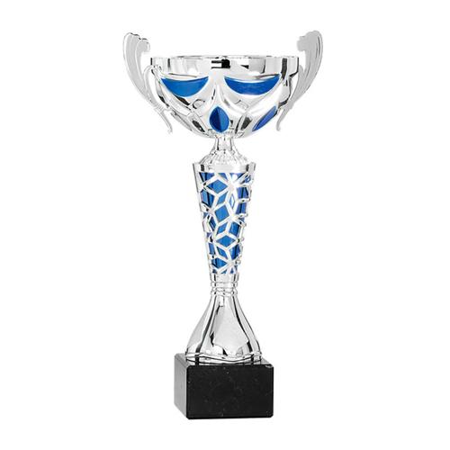 Coupe bleu et argent classique - 28cm. Coupe bleu et argent classique - 28cm.