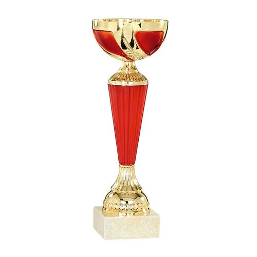 Coupe rouge et or - économique - 30cm. Coupe rouge et or - économique - 30cm.