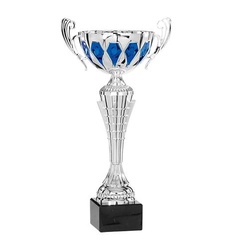 Coupe bleu et argent - premium - 32cm. Coupe bleu et argent - premium - 32cm.