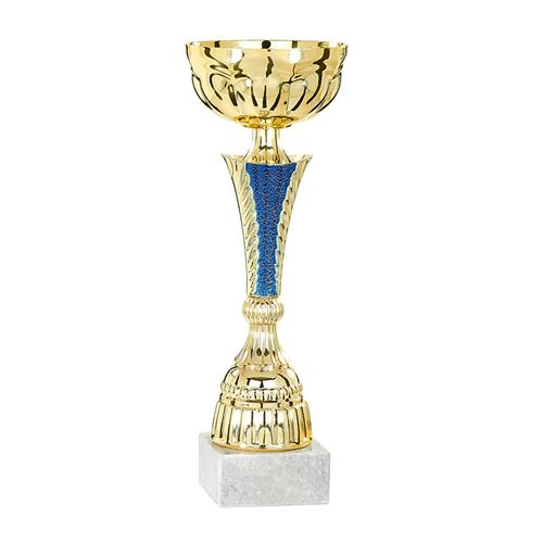 Coupe bleu et or - économique - 33cm. Coupe bleu et or - économique - 33cm.