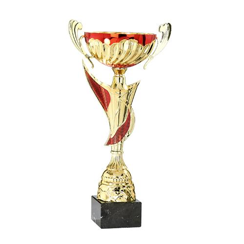 Coupe rouge et or - classique - 38cm. Coupe rouge et or - classique - 38cm.