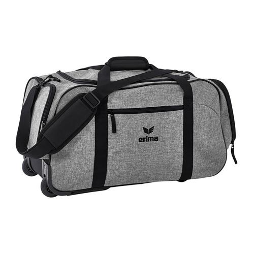 Sac de sport à roulettes Erima - travel line gris chiné/noir taille M Sac de sport à roulettes Erima - travel line gris chiné/noir taille M