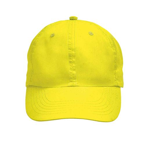 Casquette 6 panneaux en polyester JAUNE FLUO Casquette 6 panneaux en polyester JAUNE FLUO