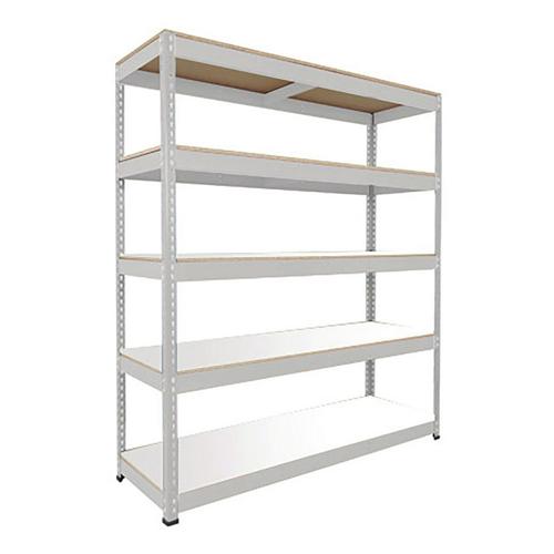 Rayonnage lourd Manutan Rapid 1 - 5 Tablettes mélaminées - 1980x1525x915 mm Rayonnage lourd Manutan Rapid 1 - 5 Tablettes mélaminées - 1980x1525x915 mm