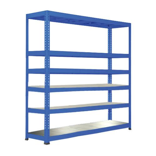 Rayonnage lourd Manutan Rapid 1 - 6 Tablettes en métal - 2440x1830x610 mm Rayonnage lourd Manutan Rapid 1 - 6 Tablettes en métal - 2440x1830x610 mm