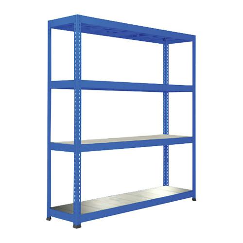 Rayonnage lourd Manutan Rapid 1 - 4 Tablettes en métal - 2440x1830x915 mm Rayonnage lourd Manutan Rapid 1 - 4 Tablettes en métal - 2440x1830x915 mm