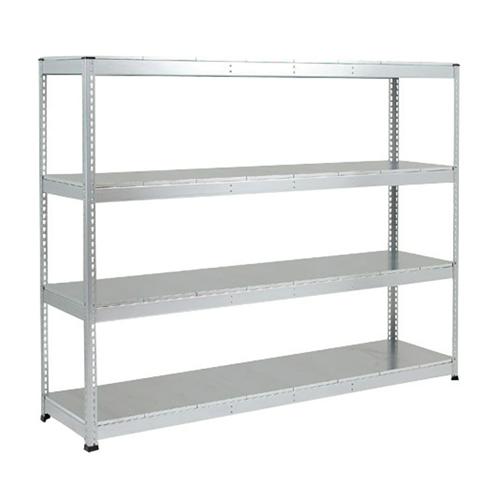 Rayonnage zingué lourd Manutan Rapid 1 - 4 Tablettes en métal - 1980x2440x915 mm Rayonnage zingué lourd Manutan Rapid 1 - 4 Tablettes en métal - 1980x2440x915 mm