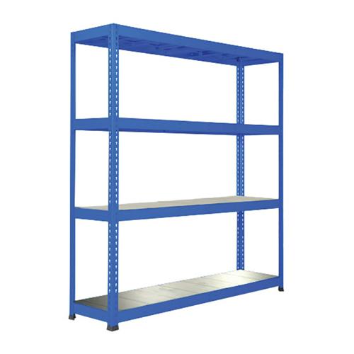 Rayonnage lourd Manutan Rapid 1 - 4 Tablettes en métal - 1980x1525x915 mm Rayonnage lourd Manutan Rapid 1 - 4 Tablettes en métal - 1980x1525x915 mm