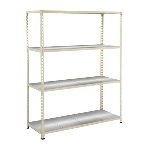 Rayonnage mi-lourd Manutan Rapid 2 - 4 Tablettes en métal - 1980x1525x610 mm Rayonnage mi-lourd Manutan Rapid 2 - 4 Tablettes en métal - 1980x1525x610 mm