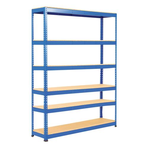 Rayonnage lourd Manutan Rapid 1 - 6 Tablettes agglo - 2440x1830x915 mm Rayonnage lourd Manutan Rapid 1 - 6 Tablettes agglo - 2440x1830x915 mm