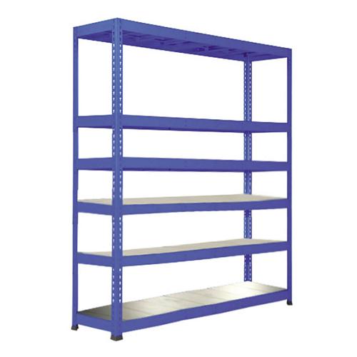 Rayonnage lourd Manutan Rapid 1 6 tablettes - 2440x1525x455 - Tablette métal Rayonnage lourd Manutan Rapid 1 6 tablettes - 2440x1525x455 - Tablette métal