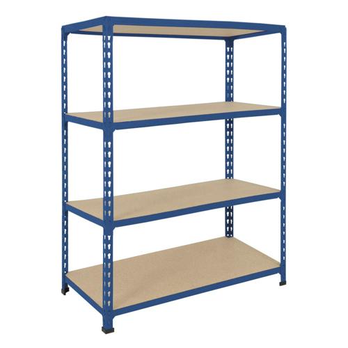 Rayonnage mi-lourd Manutan Rapid 2 4 tablettes - 1980x915x455 - Tablette agglo Rayonnage mi-lourd Manutan Rapid 2 4 tablettes - 1980x915x455 - Tablette agglo